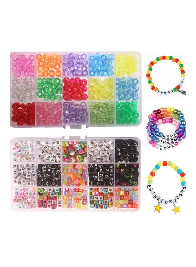 NIBEMINENT DIY Big Hole And Letter Bead Set - Image 2