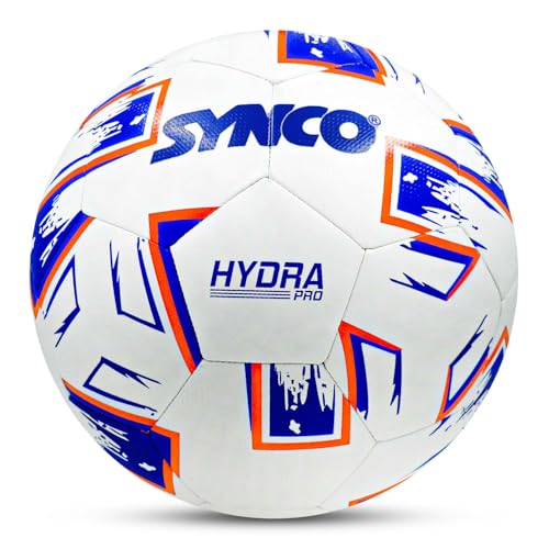 Synco Hybrid Football Hydra Pro | 32 Panel TPU Club Match Ball | High Resilience Foam Backing | Ideal for Soft & Turf Grounds | Soccer Ball Size 5 - Image 2