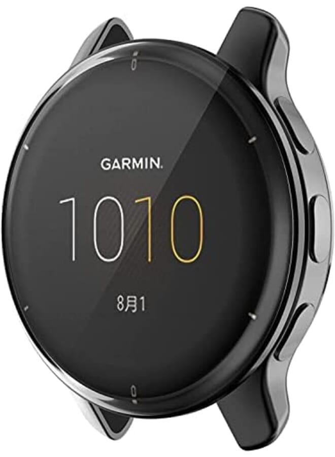 Beauenty Screen Protector Case For Garmin Venu 2 Plus 43Mm Smartwatch Accessories Cover Scratched Resistant Full Protective Cover Black - Image 4