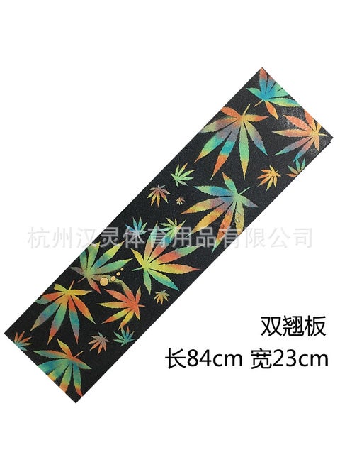 83x24cm Skateboard Grip Tape with PatternMaple Leaf Maple Leaf