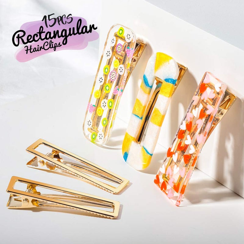 LEOBRO Gold Hair Clips, 50PCS Alligator Barrettes for Women, Girls, Crafts, DIY Hair Bows - Image 4