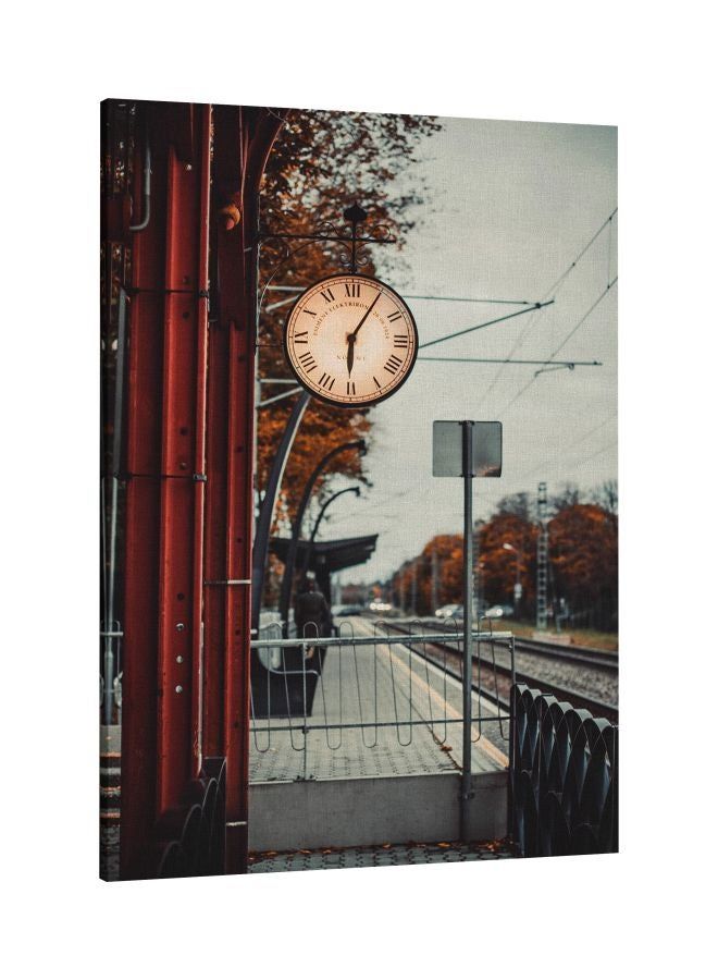 RKN Decorative Printed Framed Canvas Wall Art Red/White/Black 60 x 80centimeter - Image 2