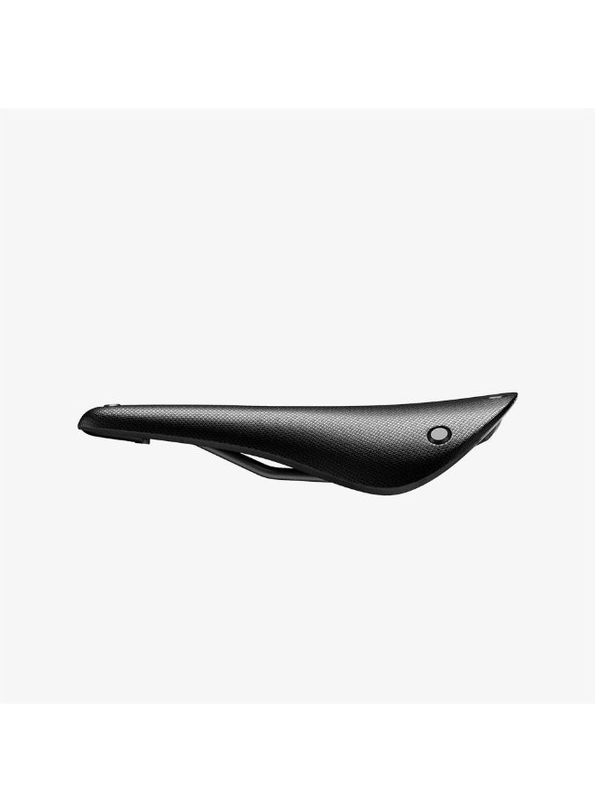 Brooks England C15 Carved Cambium Cut-Out Bike Saddle with Vulcanised Rubber Top, Black - Image 5