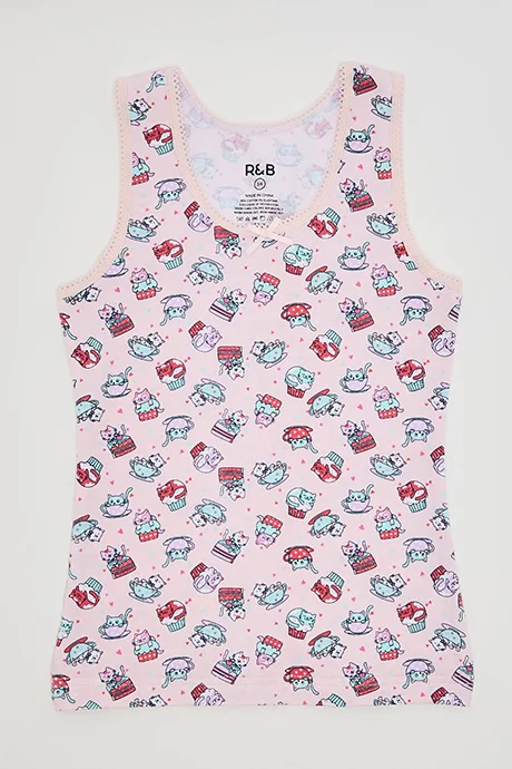 أر أند بي 3 Pack Printed Sleeveless Camisoles