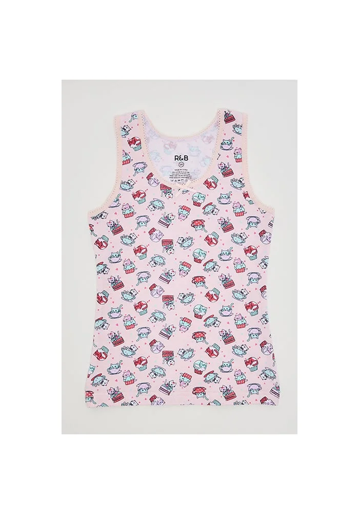 أر أند بي 3 Pack Printed Sleeveless Camisoles