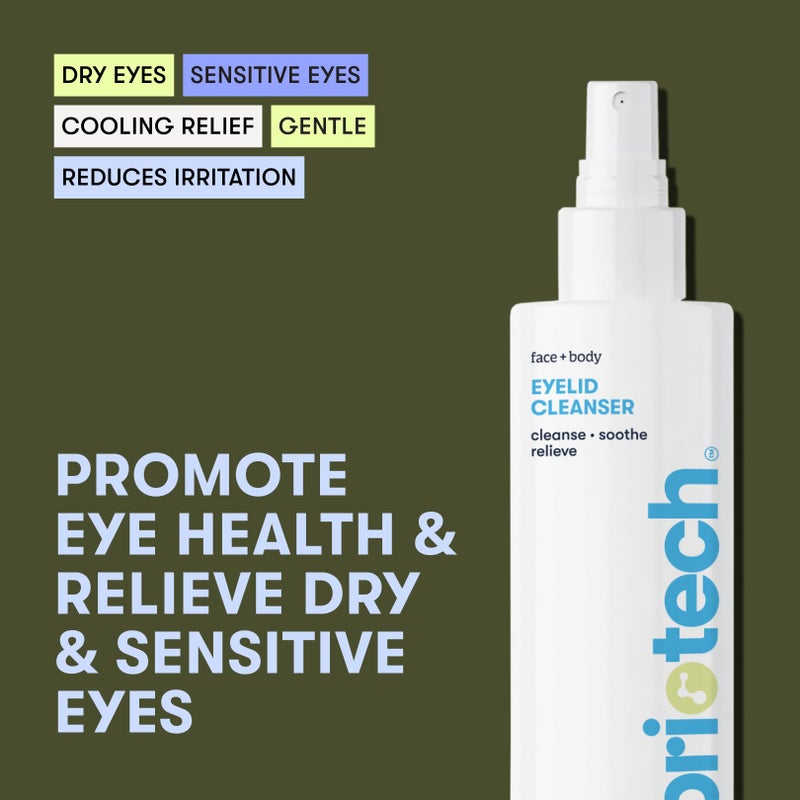 BRIOTECH Eyelid Cleanser, Hypochlorous Acid Spray, Lid & Eyelash Cleanser, Soothe Sensitivities, Calm Redness & Bumps, Support Against Irritation, Vegan, Travel Size 2 Fl oz (1 Pack) - Image 2