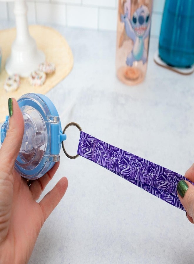 سيلفر بوفالو زجاجة مياه بلاستيكية من سيلفر بافالو ديزني ليلو وستيتش بتصميم تشيلد فايبز، مزودة بغطاء قابل للقفل، وحزام، وماصة، سعة 33 أونصة. - Image 5