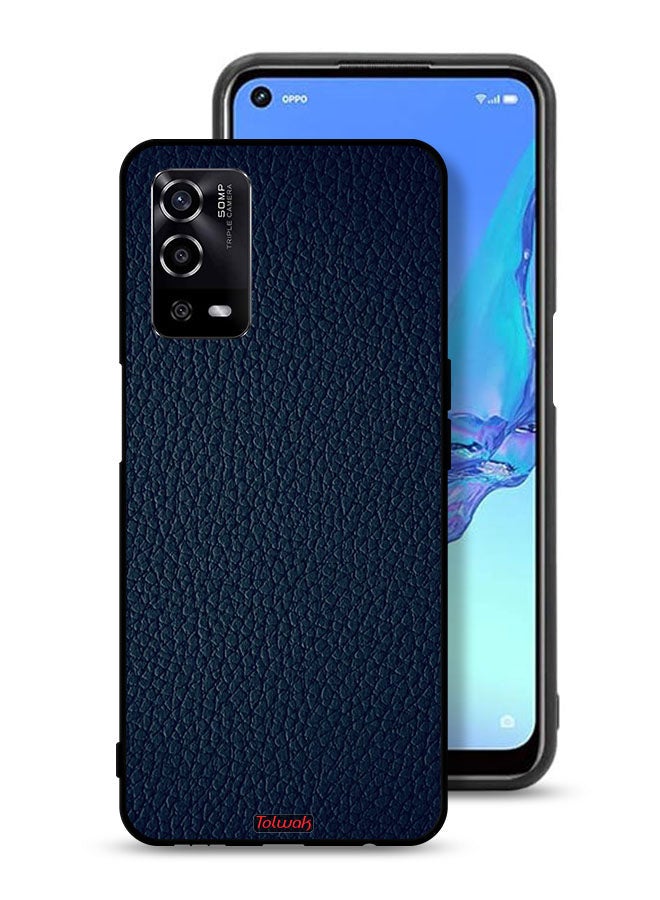 Tolwak Oppo A55 4G Protective Case Cover Leather Pattern - Image 1