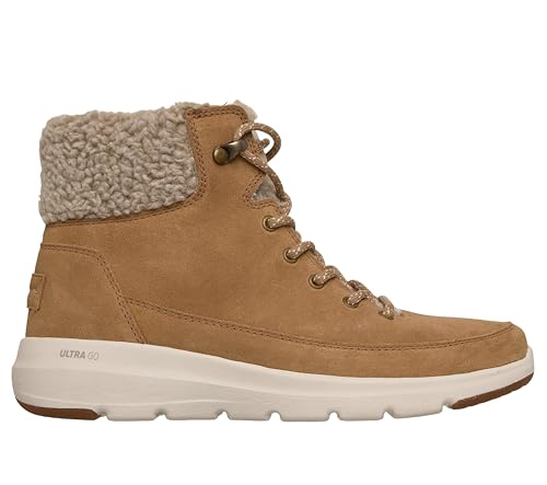 Skechers Women's Glacial ULTRA-16677 Fashion Boot, Chestnut, 7.5 - Image 3