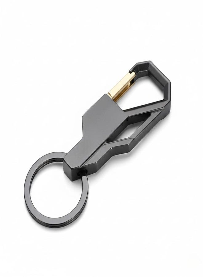 GALLY Heavy Duty Metal Carabiner Keychain for Men and Women | Premium Scratch-Resistant Alloy Keyring for Car, Bike, Home & Office Keys | Secure Clip Hook Key Holder for Everyday Use - Image 1