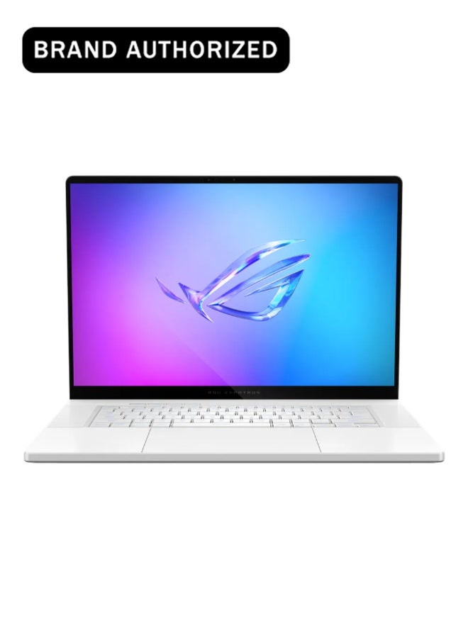 ASUS ROG Zephyrus G16 Gaming Laptop, AMD Ryzen AI 7 350 Processor, 32GB RAM, 2TB SSD, 8GB Nvidia RTX 5070, 16" 2.5K 240Hz OLED Display, Windows 11 Home, RGB English & Arabic Keyboard, Platinum White, 1 Year Warranty | GA605KP-AI-OLED322W Platinum White - Image 1
