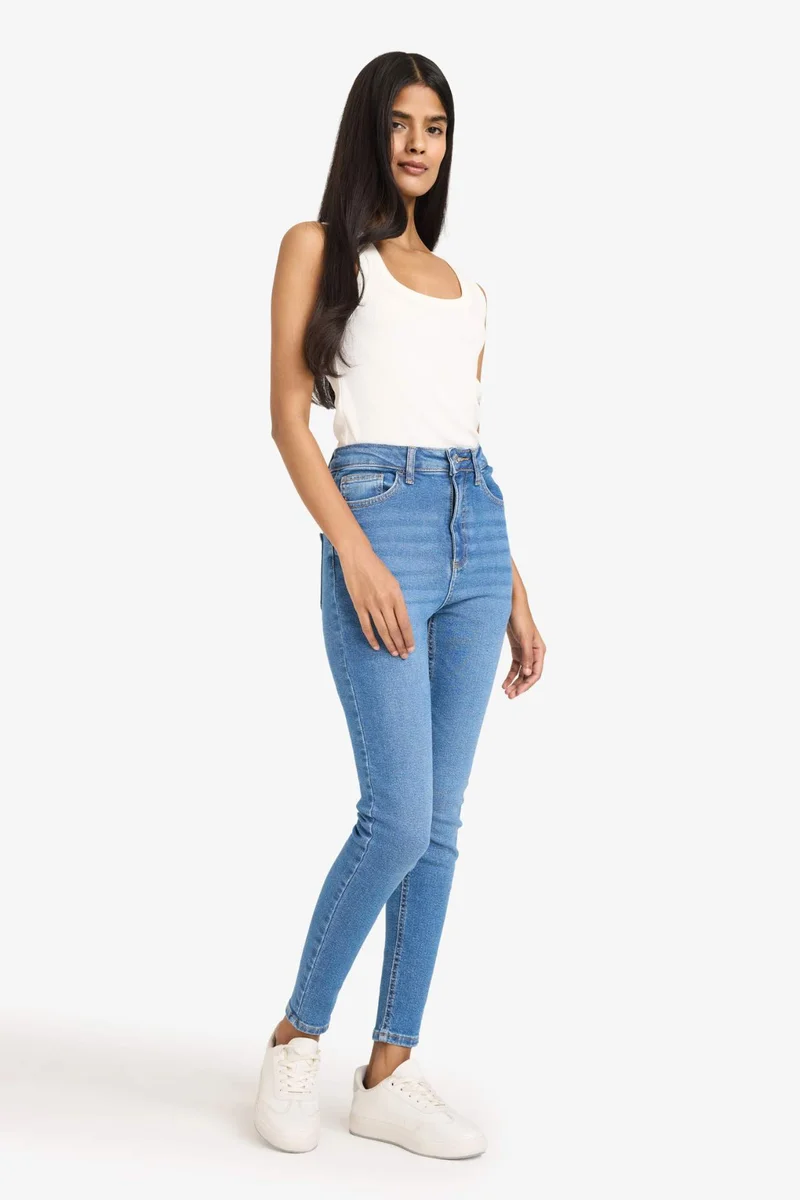 DeFacto Skinny Fit High Waist Ankle Length Jeans