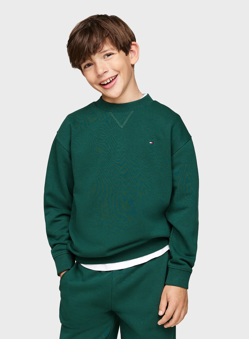TOMMY HILFIGER Youth Logo Sweatshirt
