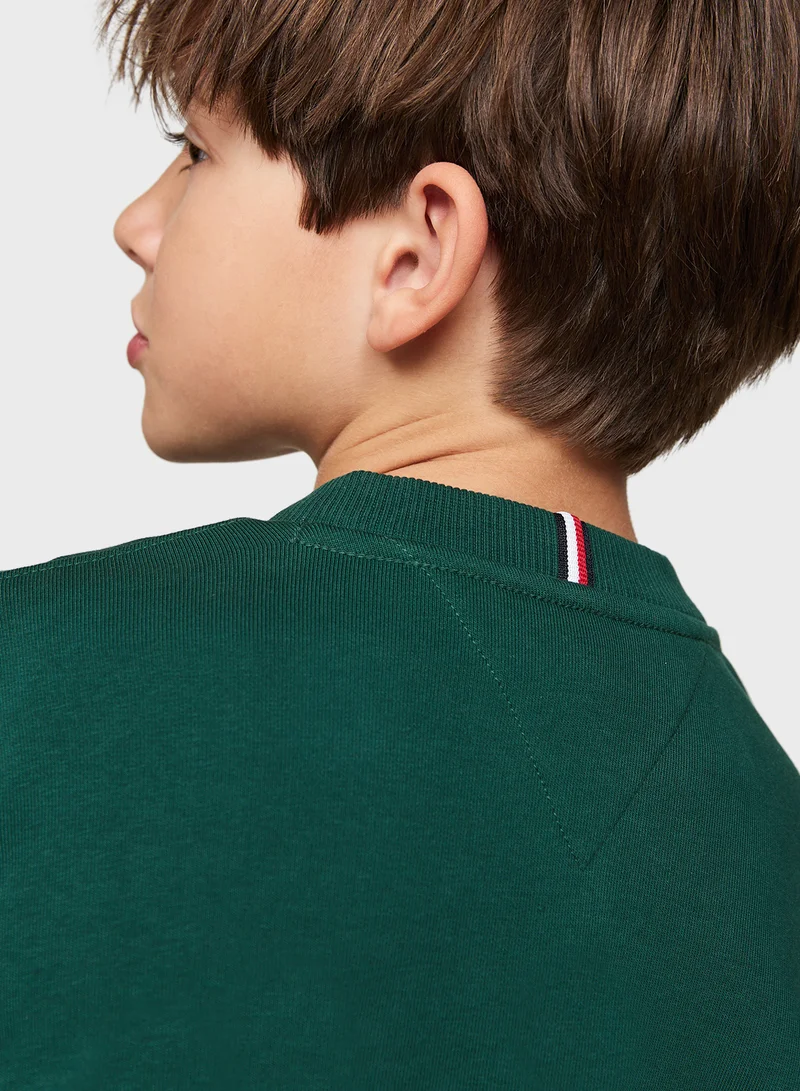 TOMMY HILFIGER Youth Logo Sweatshirt