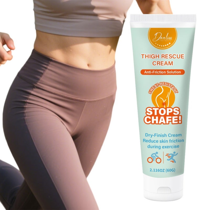 Danliss Thigh Repair Anti-Friction Cream 60g, sweat-resistant, dry, sports-specific, reduces skin friction - Image 1