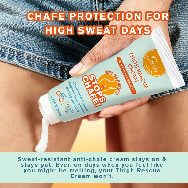 Danliss Thigh Repair Anti-Friction Cream 60g, sweat-resistant, dry, sports-specific, reduces skin friction - Image 3