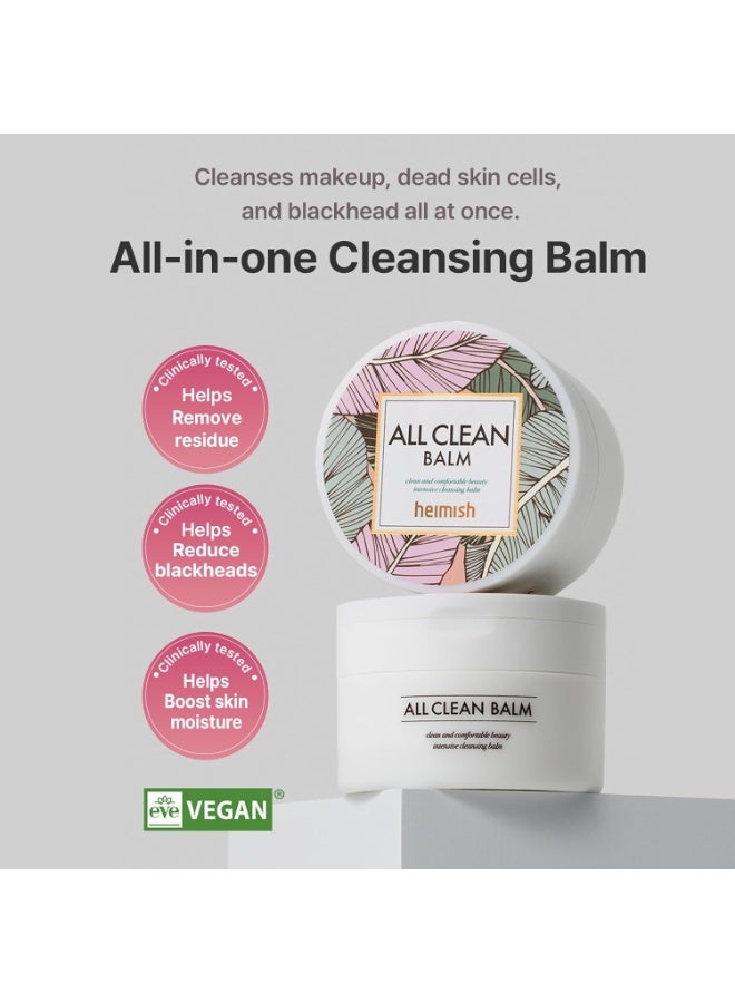 Heimish All Clean Balm - Cleansing Balm, Waterproof Makeup Remover, Face Cleanser, Oil Based Cleanser, Korean Skincare with Natural Aroma Oil, Vegan, For All Skin Types, 120ml - Image 2