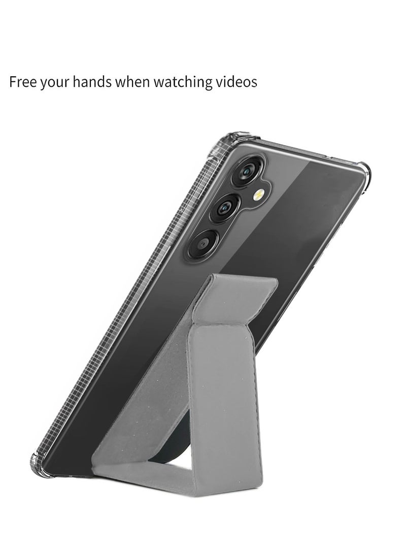 Wtech TPU Hand Grip Air Pillow Case Cover For Samsung Galaxy S24 Plus / S24+ 5G 2024 Clear/Grey - Image 2