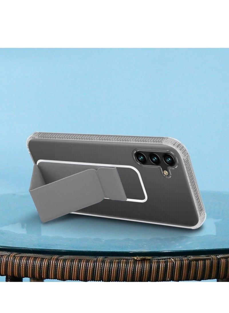 Wtech TPU Hand Grip Air Pillow Case Cover For Samsung Galaxy S24 Plus / S24+ 5G 2024 Clear/Grey - Image 4