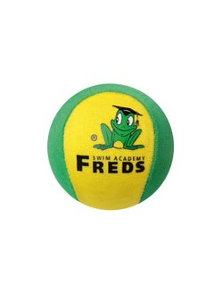 FREDS SWIM ACADEMY FREDS SWIM ACADEMY Funball, Mini Children's Play Ball for the Beach, Jumps up to 30 m on Water, Water Toy Made of Silicone with Lycra Fabric, Ideal as a Pool and Beach Toy for the Whole Family  - Image 1