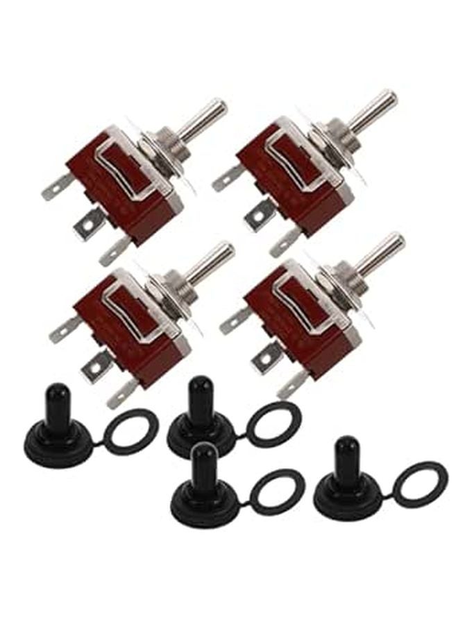 4 Pin Heavy Duty Toggle Switches Off Automotive Easy Installation For DIY Projects - Image 1