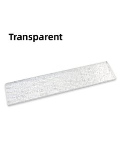 Stone Pattern Acrylic Water Ripple Keyboard Hand Rack Comfortable High Wrist Pad Creative Wrist Rack Multi-Size Dirty Resistance-Colour:420*80*10mm-Pattern:Transparent