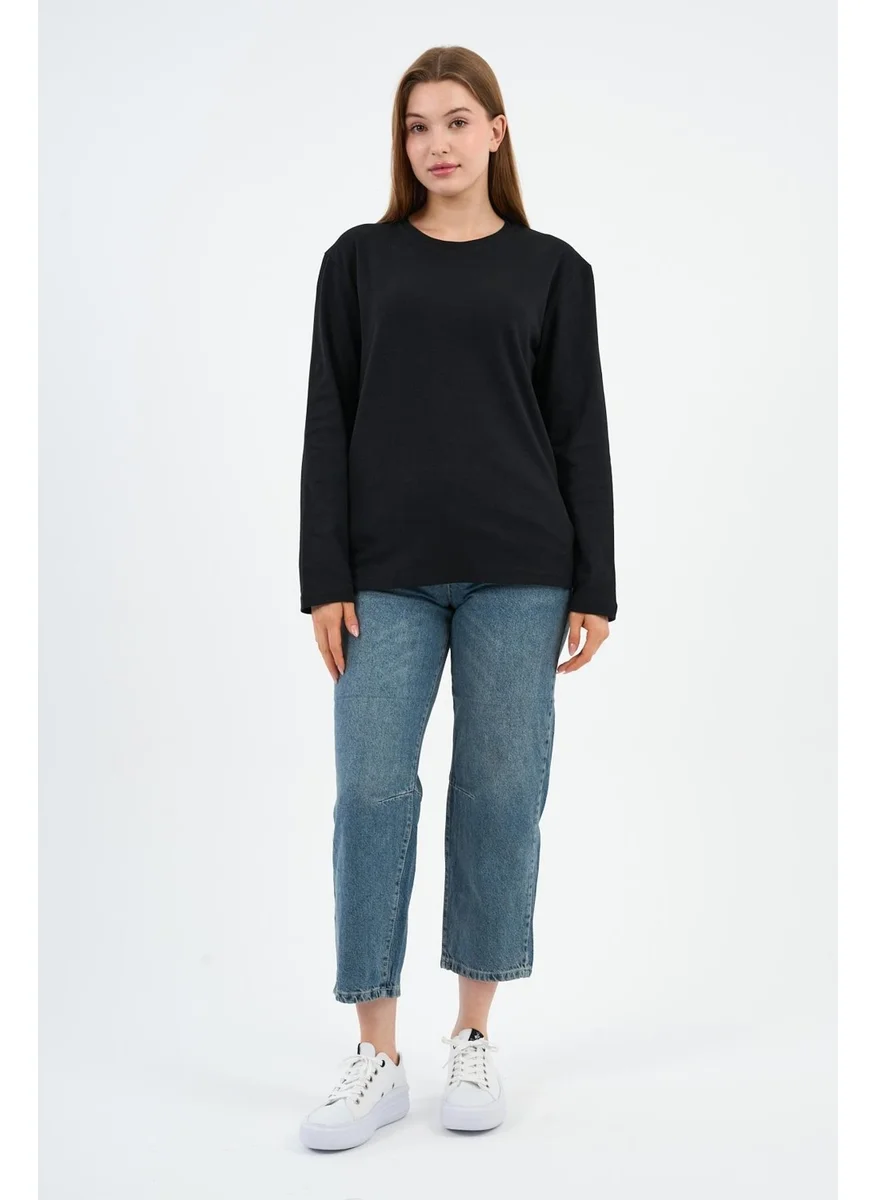Alexander Gardi Crew Neck Basic Lycra Sweatshirt (WK25512WN)