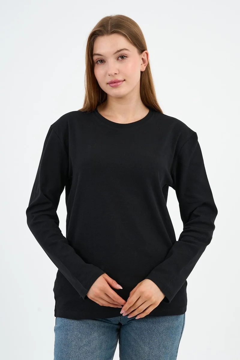 الكسندر جاردي Crew Neck Basic Lycra Sweatshirt (WK25512WN)