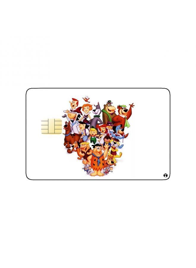 RKN PRINTED BANK CARD STICKER Animation Flintstones' By Cartoon Network - Image 1