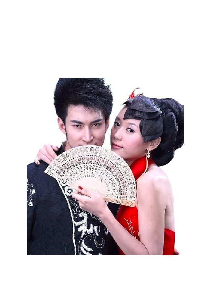 Shein Hand Painted Fan Handmade High Quality1pcs - Image 1