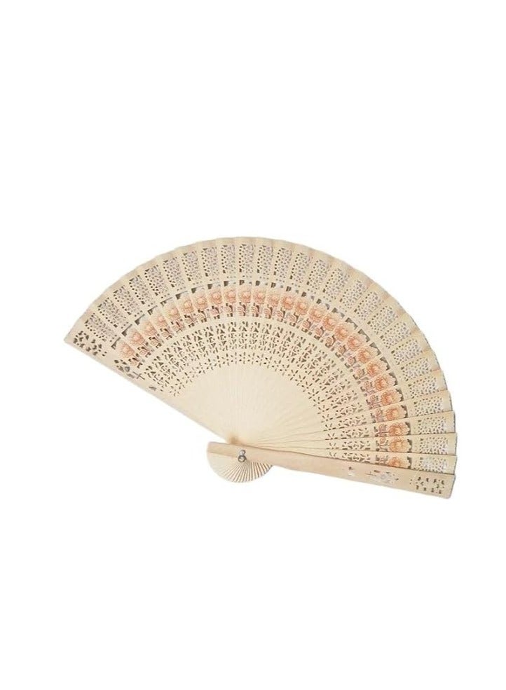 Shein Hand Painted Fan Handmade High Quality1pcs - Image 2
