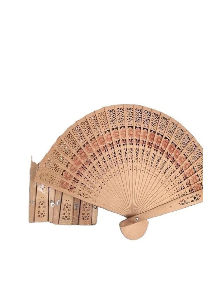 Shein Hand Painted Fan Handmade High Quality1pcs - Image 3
