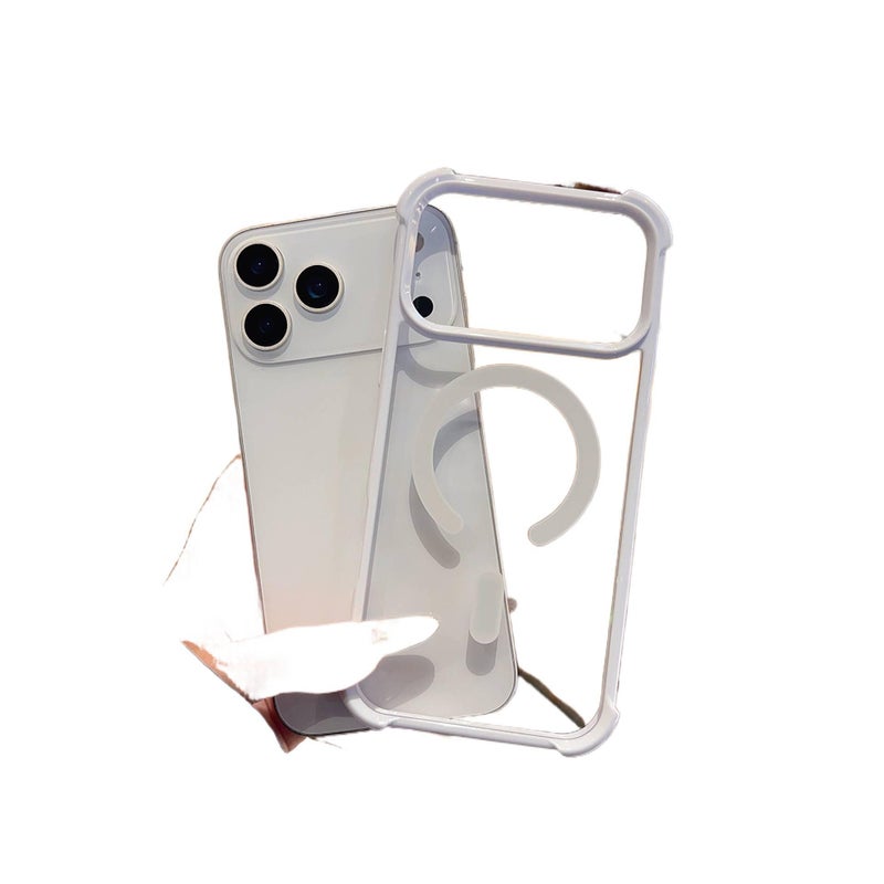 MagSafe Case | Drop Protection | White | Shockproof Cover for iPhone 16 / 16 Plus / 16 Pro / 16 Pro Max | Strong Magnetic - Image 1