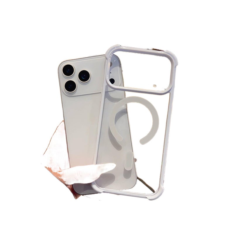 MagSafe Case | Drop Protection | White | Shockproof Cover for iPhone 16 / 16 Plus / 16 Pro / 16 Pro Max | Strong Magnetic - Image 3