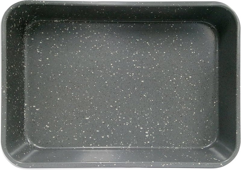 casaWare Grande Lasagna/Roaster Pan 18 x 12 x 3-Inch - Extra Large, Ceramic Coated NonStick (Silver Granite) - Image 3