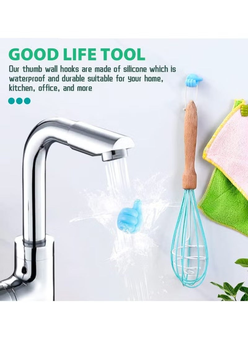 Multifunctional Wire Organizer and Holder for Electrical Cords and Cables and Personal Belongings Hand Shaped Clip for Organizing Wire and Cable and Home Accessories Self Adhesive Multicolor - Image 3