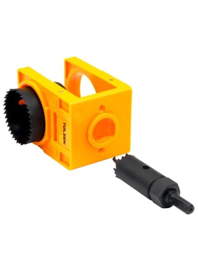 Tolsen 4-Piece Lock Installation Hole Saw Set - Image 1