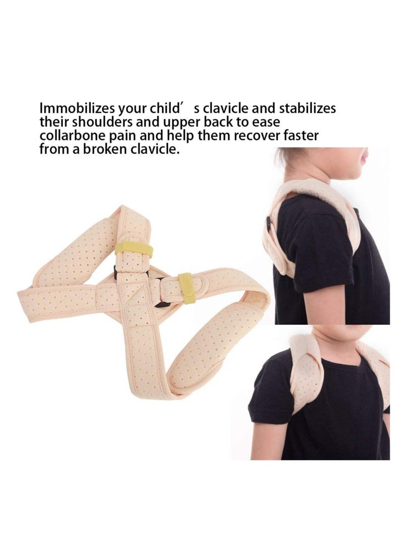 Generic - Clavicle Support, Posture Corrector, Kids Back Brace Shoulder Belt for Injuries & Fractures and Support Strap Upper Straightening, Corrector Women Men - Image 1