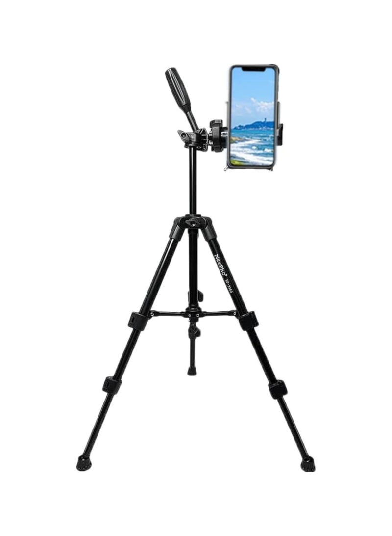 NP3160 685mm Height Portable Desktop Mount Mobile Phone and Action Camera Tripod Stand - Image 1