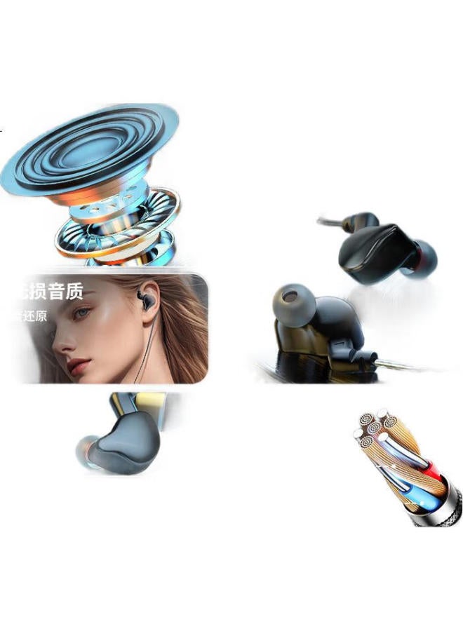 The Good Shepherd Good Shepherd Professional Monitoring Wired Earphones In-Ear Headphones For Mobile Phone Streamers, Sound Card, Long Cable, Ear Return, Extended Mobile And Computer Karaoke, High-Fidelity Hifi Recording Music - Image 2
