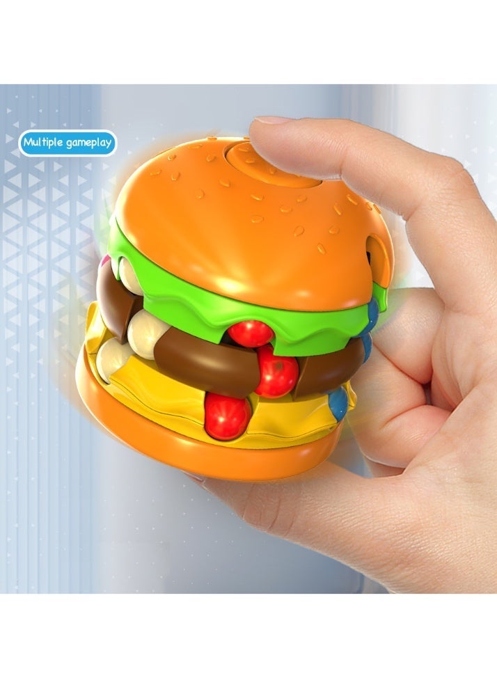 Brain Teasers Rubik Speed Cube Puzzle Children's educational toys Creative stress relieving gadget Hamburg Cube Fingertip Gyroscope with Rolling Balls with Stress Relief Balls for Kids Brain Training - Image 3