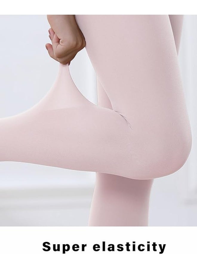 Stelle Girls' Ultra Soft Pro Dance Tight/Ballet Footed Tight (Toddler/Little Kid/Big Kid), Ballet Pink, XS - Image 3