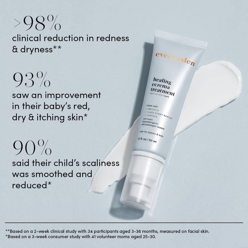 Evereden Healing Eczema Treatment, 1.7 fl oz | Eczema Cream | Clean and Fragrance Free Eczema Cream for Babies, Kids, and Adults - Image 2