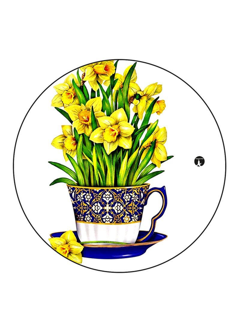 RKN Flowers Printed Mouse Pad Multicolour