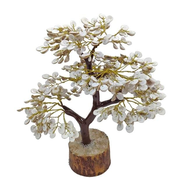 Galox Galox Natural Original Gomti Chakra Gomati Chakra Tree for Good Luck Prosperity Decorative Showpiece Tree 500 Bead Gomti Chskra Tree - Image 4