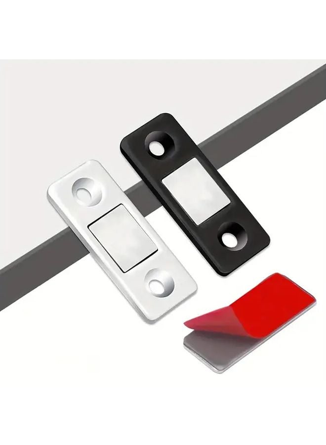 10pcs Black Heavy Duty Magnetic Door Closures Strong Hold No Drill Installation - Image 5