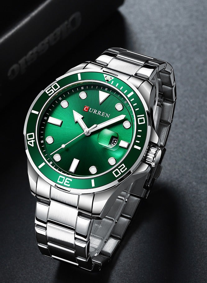 CURREN CURREN Sports Men Watch Top Brand Luxury Business Waterproof Male Clock Stainless Steel Quartz Men's Wristwatch 8388 - Image 1