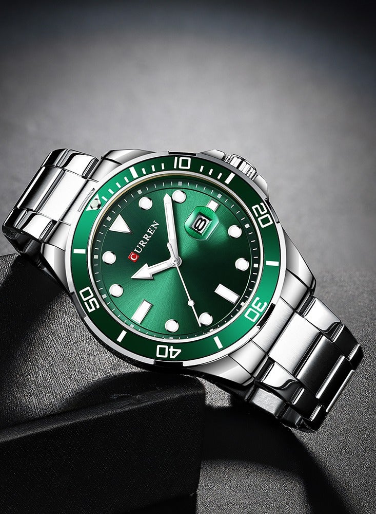 CURREN CURREN Sports Men Watch Top Brand Luxury Business Waterproof Male Clock Stainless Steel Quartz Men's Wristwatch 8388 - Image 2