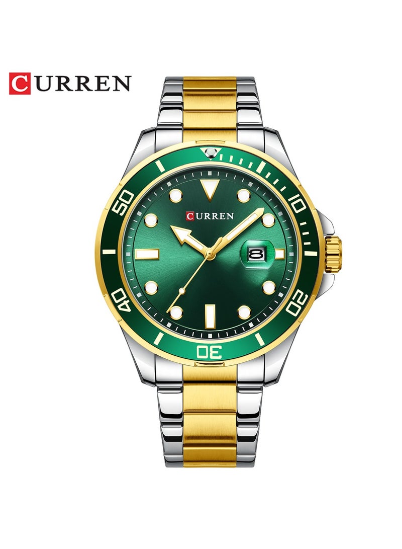 CURREN CURREN Sports Men Watch Top Brand Luxury Business Waterproof Male Clock Stainless Steel Quartz Men's Wristwatch 8388 - Image 4