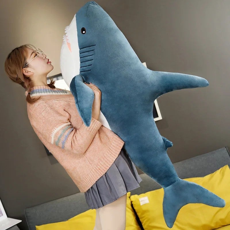 Y&D Good Quality Large Stuffed Animal Toy – Creative Sawtooth Shark Plush Doll, Soft Cuddly Sea Animal Gift for Kids and Shark Lovers - Image 3